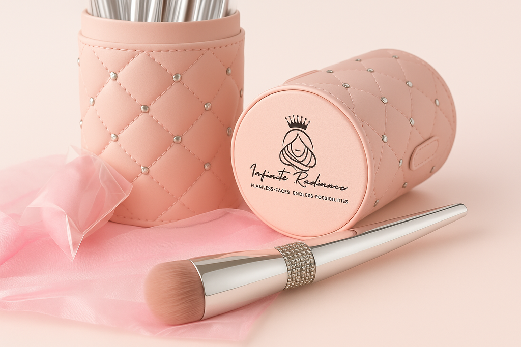 11‑Piece Luxury Rhinestone Brush Set