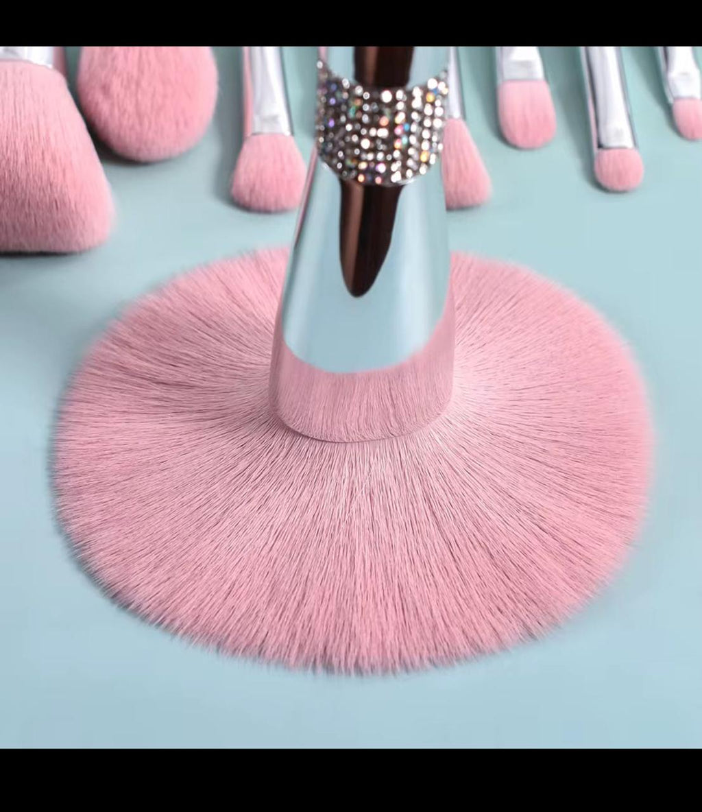11‑Piece Luxury Rhinestone Brush Set